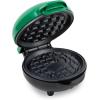 imageNostalgia MyMini Personal Electric Heart Turkey Waffle Maker 5Inch Cooking Surface Waffle Iron for Hash Browns French Toast Grilled Cheese Quesadilla Brownies Cookies RedReindeer
