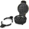 imageNostalgia MyMini Personal Electric Heart Turkey Waffle Maker 5Inch Cooking Surface Waffle Iron for Hash Browns French Toast Grilled Cheese Quesadilla Brownies Cookies RedStuffed Ivy