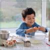 imageNostalgia MyMini Personal Electric Heart Turkey Waffle Maker 5Inch Cooking Surface Waffle Iron for Hash Browns French Toast Grilled Cheese Quesadilla Brownies Cookies RedFlip Aqua