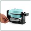 imageNostalgia MyMini Personal Electric Heart Turkey Waffle Maker 5Inch Cooking Surface Waffle Iron for Hash Browns French Toast Grilled Cheese Quesadilla Brownies Cookies RedFlip Aqua