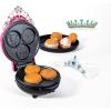 imageNostalgia MyMini Personal Electric Heart Turkey Waffle Maker 5Inch Cooking Surface Waffle Iron for Hash Browns French Toast Grilled Cheese Quesadilla Brownies Cookies RedPrincess