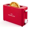 imageNostalgia MyMini Single Slice Toaster  125quot Wide Slot Portion Control Compact Design Adjustable Temperature Cancel Defrost and Bagel Button  Removable Crumb Tray  RedRed
