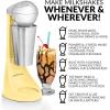 imageNostalgia TwoSpeed Electric CocaCola Limited Edition Milkshake Maker and Drink Mixer Includes 16Ounce Stainless Steel Mixing Cup and Rod RedYellow