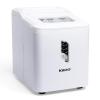 imageCocaCola Automatic Ice Maker Self Cleaning Countertop Size 26 Pounds in 24 Hours 9 Large or Small Ice Cubes in 7 Minutes LED Control Panel Scoop Included Perfect for Water BottlesWhite