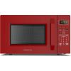 imageFarberware FM09SSE Classic Countertop Microwave Oven 900Watt with LED Lighting Child Lock Easy Clean Interior 09 Cu Ft Stainless Steel11 Cu Ft Red