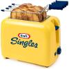 imageNostalgia CocaCola Grilled Cheese Toaster with EasyClean Toaster Baskets and Adjustable Toasting Dial Red 2SlotGrilled Cheese Toaster Kraft