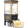imageNostalgia Maker 12 Cups CocaCola Hot Air Popcorn Machine with Measuring Cap Oil Free Vintage Movie Theater Style White and RedBlack