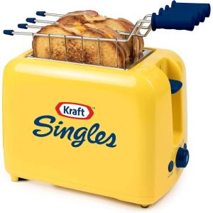 imageNostalgia CocaCola Grilled Cheese Toaster with EasyClean Toaster Baskets and Adjustable Toasting Dial Red 2SlotGrilled Cheese Toaster Kraft