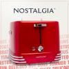 imageNostalgia 2 Slot Hot Dog and Bun Toaster with Mini Tongs Retro Toaster Cooker that Works Chicken Turkey Veggie Links Sausages Brats Metallic RedRed 4 Slot