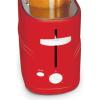 imageNostalgia 2 Slot Hot Dog and Bun Toaster with Mini Tongs Retro Toaster Cooker that Works Chicken Turkey Veggie Links Sausages Brats Metallic RedRed