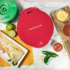 imageNostalgia 6Wedge Electric Quesadilla Maker with Extra Stuffing Latch 8inch RedRed