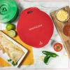 imageNostalgia 6Wedge Electric Quesadilla Maker with Extra Stuffing Latch 8inch RedRed Original