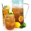 imageNostalgia CLIT3PLSAQ Classic Retro 3Quart Iced Tea ampamp Coffee Brewing System With DoubleInsulated Pitcher Auto ShutOff Perfect For Cold Lattes Lemonade Flavored WaterIncludes Reusable FilterAquaBlue