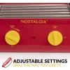 imageNostalgia Countertop Hot Dog Roller and Warmer 8 Regular Sized 4 Foot Long Hot Dogs and 6 Bun Capacity Stainless Steel Perfect For Breakfast Sausages Brats Taquitos Egg RollsHot Dog Roller