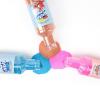 imageNostalgia FSCC8 Cotton Candy Kit Pink Vanilla Blue Raspberry Strawberry Flossing Sugars Includes 10 Reusable Cones and Twist TiesPerfect for Birthdays Holidays and Parties 7 oz each MultiBlue Raspberry  Strawberry  Tropical Punch