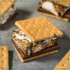 imageNostalgia JetPuffed Lighted Smores Supply Caddy Tabletop Kit for Camping Vacation and Backyard Bonfires Carry Handle Retractable Trays 2 Forks and 2 Plates IncludedJet Puffed Smores Caddy Set