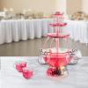 imageNostalgia LPF230 3Tier Lighted Party Fountain Holds 15 Gallons LED Lighted Base Includes 8 Reusable Cups3Tier Party Fountain