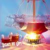 imageNostalgia LPF230 3Tier Lighted Party Fountain Holds 15 Gallons LED Lighted Base Includes 8 Reusable CupsDeluxe Party Fountain