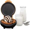 imageNostalgia MyMini Personal Electric Griddle Nonstick Griddle Perfect for Keto ampamp LowCarb Diets Eggs Omelets Pancakes Breakfast Sandwiches Orange