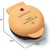 imageNostalgia MyMini Personal Electric Griddle Nonstick Griddle Perfect for Keto ampamp LowCarb Diets Eggs Omelets Pancakes Breakfast Sandwiches Orange