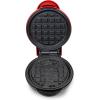 imageNostalgia MyMini Personal Electric Santa Waffle Maker Holiday Themed 5Inch Cooking Surface Hash browns French Toast Grilled Cheese Quesadilla Brownies Cookies Red