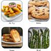 imageNostalgia Oven Toast AirFry Broil Functions Large Capacity Fits Slices of Bread Two 12 in PizzasIncludes Baking Pan and Frying Basket 21 Qt AquaToaster Oven Red