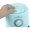 imageNostalgia Personal Air Fryer 1Quart Compact Space Saving Adjustable 30 Minute Timer and Temperature Up To 400 NonStick Dishwasher Safe Basket Portion Control Aqua