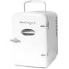 imageNostalgia RF6RRAQ Retro 6Can Personal Cooling and Heating Mini Refrigerator with Carry Handle for Home Office Car Boat or Dorm RoomIncludes ACDC Power Cords1 cubic feet AquaWhite