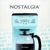 imageNostalgia Retro 12Cup Programmable Coffee Maker With LED Display Automatic ShutOff ampamp Keep Warm PauseAndServe Function PinkCoffee Maker Aqua