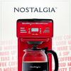 imageNostalgia Retro 12Cup Programmable Coffee Maker With LED Display Automatic ShutOff ampamp Keep Warm PauseAndServe Function PinkCoffee Maker Red