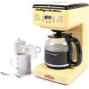 imageNostalgia Retro 12Cup Programmable Coffee Maker With LED Display Automatic ShutOff ampamp Keep Warm PauseAndServe Function PinkCoffee Maker Yellow