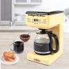 imageNostalgia Retro 12Cup Programmable Coffee Maker With LED Display Automatic ShutOff ampamp Keep Warm PauseAndServe Function PinkCoffee Maker Yellow