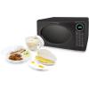 imageNostalgia Retro Compact Countertop Microwave Oven  07 Cu Ft  700Watts with LED Digital Display  Child Lock  Easy Clean Interior  OrangeBlack