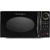 imageNostalgia Retro Compact Countertop Microwave Oven  07 Cu Ft  700Watts with LED Digital Display  Child Lock  Easy Clean Interior  OrangeBlack