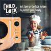 imageNostalgia Retro Compact Countertop Microwave Oven  07 Cu Ft  700Watts with LED Digital Display  Child Lock  Easy Clean Interior  OrangeOrange