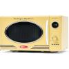 imageNostalgia Retro Compact Countertop Microwave Oven  07 Cu Ft  700Watts with LED Digital Display  Child Lock  Easy Clean Interior  OrangeYellow