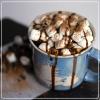 imageNostalgia Retro Frother and Hot Chocolate Maker and Dispenser 32 Oz for Coffees Lattes Cappuccinos RedBrown
