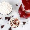 imageNostalgia Retro Frother and Hot Chocolate Maker and Dispenser 32 Oz for Coffees Lattes Cappuccinos RedRed