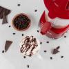 imageNostalgia Retro Frother and Hot Chocolate Maker and Dispenser 32 Oz for Coffees Lattes Cappuccinos RedRed