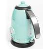 imageNostalgia Retro Stainless Steel Electric Tea And Water Kettle 17 Liters AutoShut Off ampamp BoilDry Protection Water Level Indicator Window AquaAqua Original