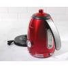 imageNostalgia Retro Stainless Steel Electric Tea And Water Kettle 17 Liters AutoShut Off ampamp BoilDry Protection Water Level Indicator Window AquaRed