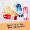 imageNostalgia Snow Cone Shaved Ice Machine  Retro TableTop Slushie Machine Makes 20 Icy Treats  Includes 2 Reusable Plastic Cups ampamp Ice Scoop  AquaAqua
