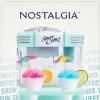 imageNostalgia Snow Cone Shaved Ice Machine  Retro TableTop Slushie Machine Makes 20 Icy Treats  Includes 2 Reusable Plastic Cups ampamp Ice Scoop  AquaAqua