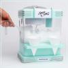 imageNostalgia Snow Cone Shaved Ice Machine  Retro TableTop Slushie Machine Makes 20 Icy Treats  Includes 2 Reusable Plastic Cups ampamp Ice Scoop  AquaAqua