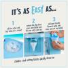 imageNostalgia Snow Cone Shaved Ice Machine  Retro TableTop Slushie Machine Makes 30 Icy Treats  Includes 2 Pump Syrup Bottles 2 Reusable Plastic Cups ampamp Ice Scoop  BlueBlue
