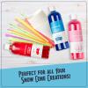 imageNostalgia Snow Cone Shaved Ice Machine  Retro TableTop Slushie Machine Makes 30 Icy Treats  Includes 2 Pump Syrup Bottles 2 Reusable Plastic Cups ampamp Ice Scoop  BlueBlue