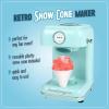 imageNostalgia SnowPro Electric Shaved Ice ampamp Snow Cone Maker 64Ounce Ice Shaving Capacity 4 Reusable Cones Side Shelves and Scoop IncludedAqua