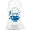 imageNostalgia 10 Pound Super Premium Heavy Duty Puncture Resistant Ice Bag BPA Free Food Grade wDraw String 21 x 12 Inches Pack of 100 Portable Clear