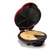 imageNostalgia 6Wedge Electric Quesadilla Maker with Extra Stuffing Latch 8inch RedRed Original