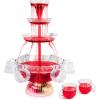 imageNostalgia LPF230 3Tier Lighted Party Fountain Holds 15 Gallons LED Lighted Base Includes 8 Reusable CupsDeluxe Party Fountain